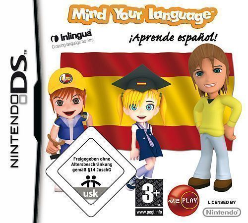 Mind Your Language - Aprende Espanol! (EU)(BAHAMUT) (USA) Game Cover
